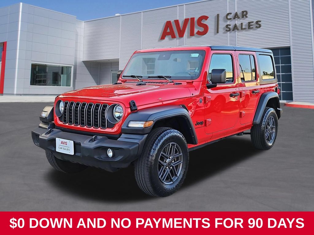 Firecracker Red Clearcoat 2025 Jeep Wrangler SUV / Crossover Four-Wheel Drive 8-Speed Automatic