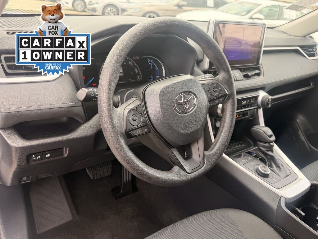 2024 Toyota RAV4 Hybrid LE White at Classic Elite Chevrolet Sugar Land