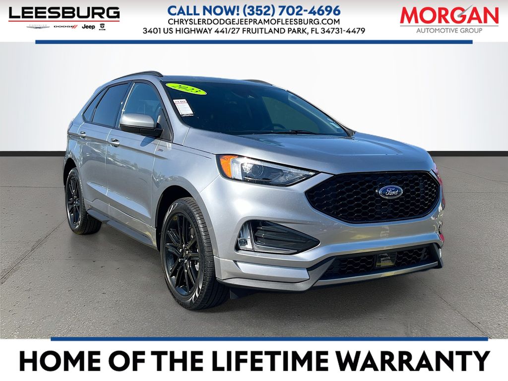 Silver Metallic 2023 Ford Edge SUV / Crossover All-Wheel Drive 8-Speed Automatic