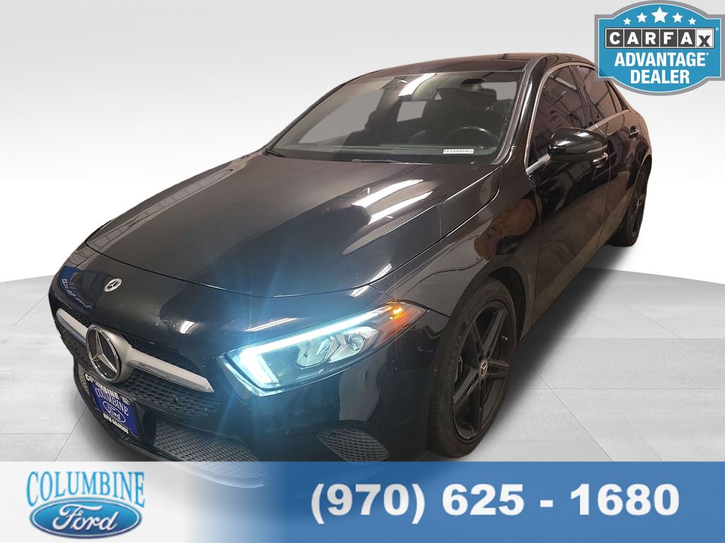 Black 2021 Mercedes-Benz A-Class Sedan All-Wheel Drive 7-Speed Automatic