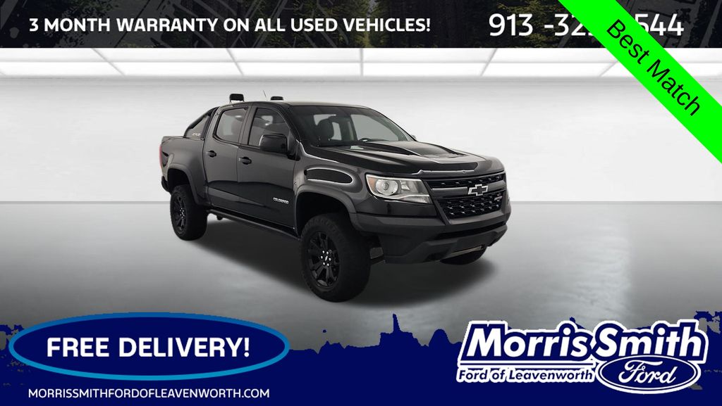 Black 2019 Chevrolet Colorado Pickup Truck Four-Wheel Drive 8-Speed Automatic