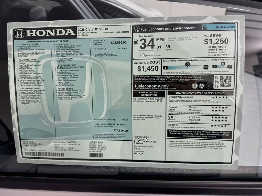 Thumbnail: 2026 Honda Civic - 9