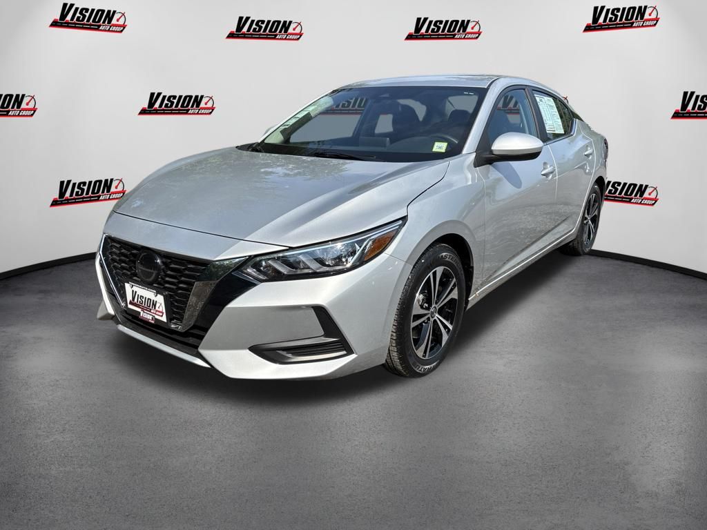 Brilliant Silver Metallic 2023 Nissan Sentra Sedan Front-Wheel Drive Continuously Variable Transmission