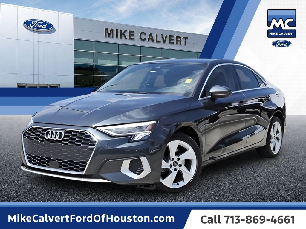 Brilliant Black 2024 Audi A3 Sedan All-Wheel Drive 7-Speed Automatic