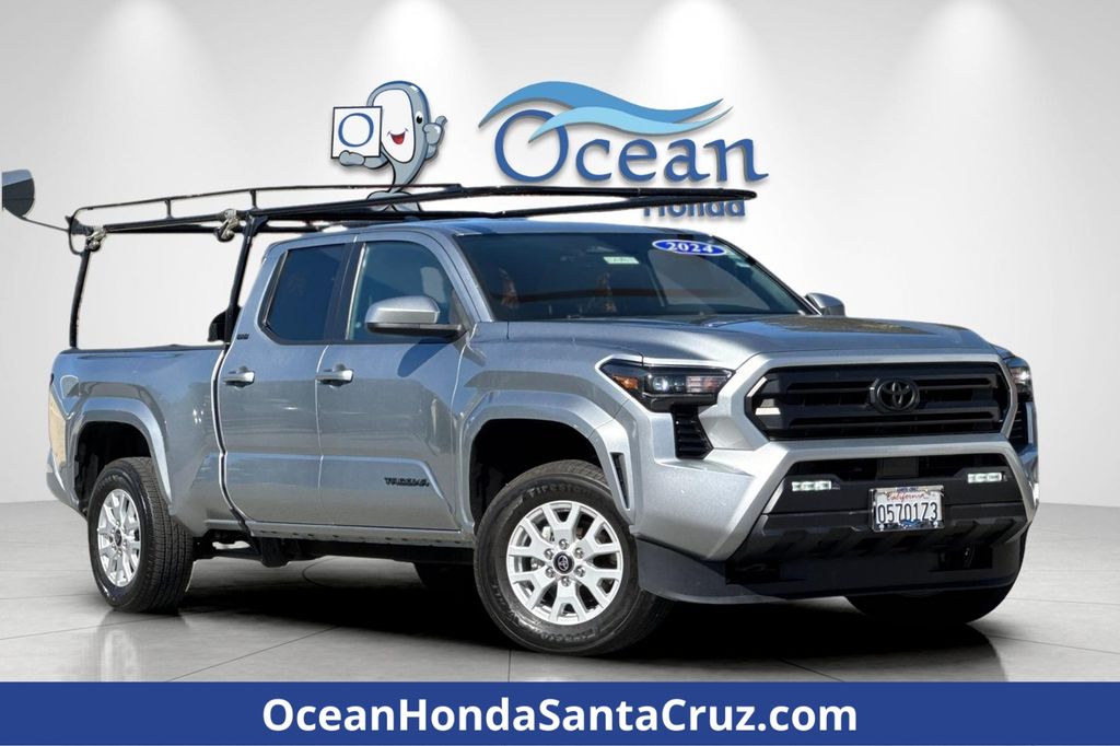 Celestial Silver Metallic 2024 Toyota Tacoma Pickup Truck Four-Wheel Drive 8-Speed Automatic