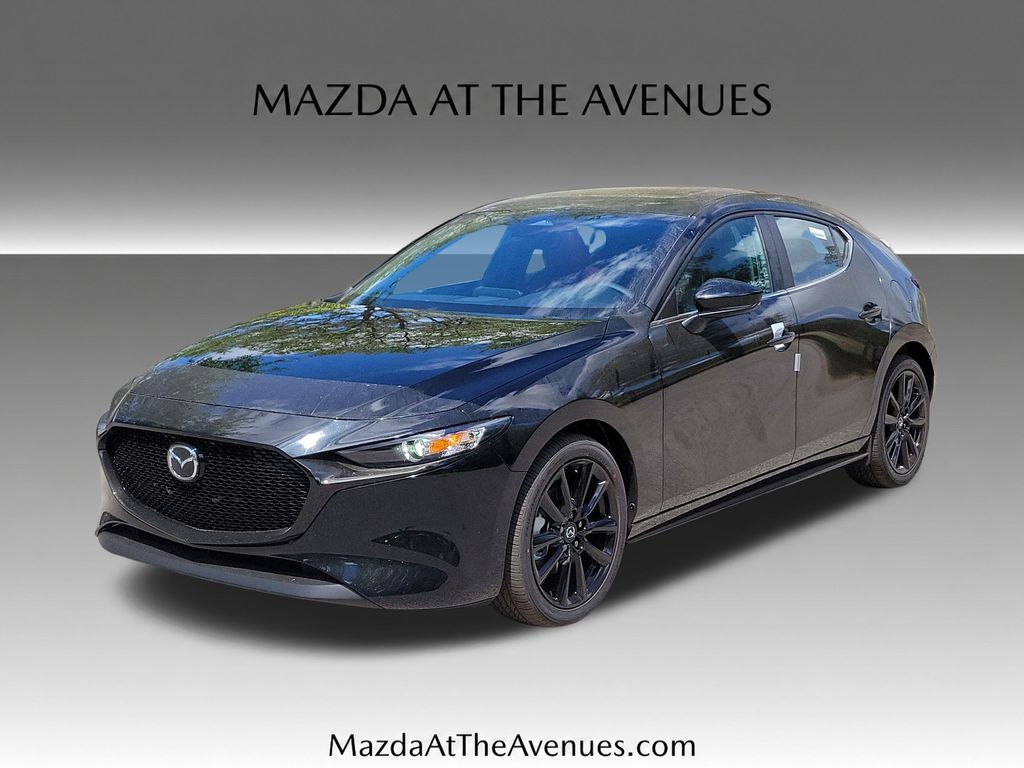 Jet Black 2026 Mazda MAZDA3 Hatchback All-Wheel Drive 6-Speed Automatic