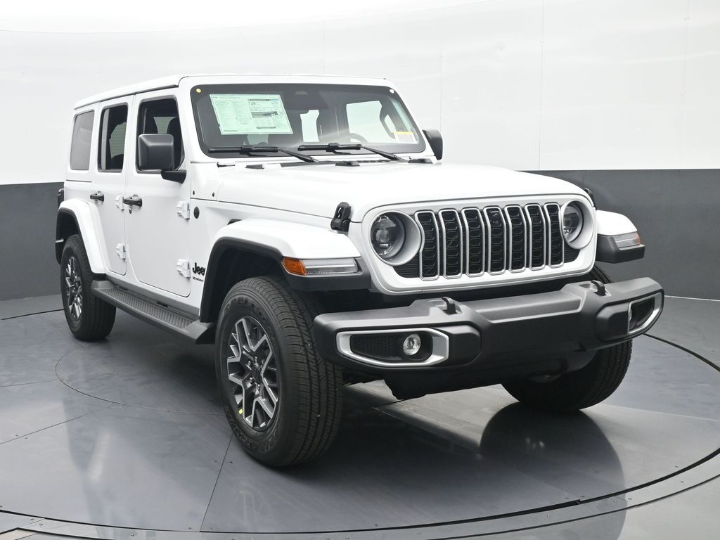 New 2026 Bright White Clearcoat Jeep Sahara image 9