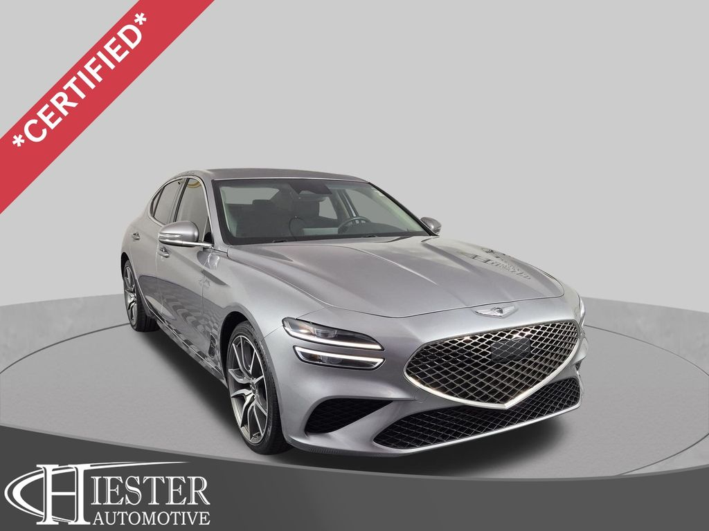 Savile Silver 2023 Genesis G70 Sedan Rear-Wheel Drive 8-Speed Automatic