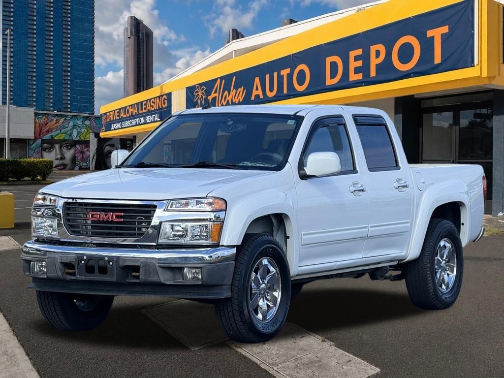 Summit White 2012 GMC Canyon Pickup Truck 4X2 4-Speed Automatic Overdrive