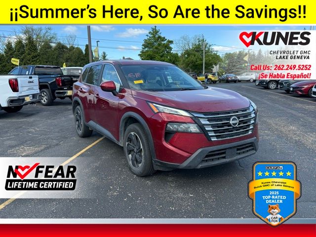 Red (Scarlet Ember Tintcoat) 2025 Nissan Rogue SUV / Crossover All-Wheel Drive Continuously Variable Transmission
