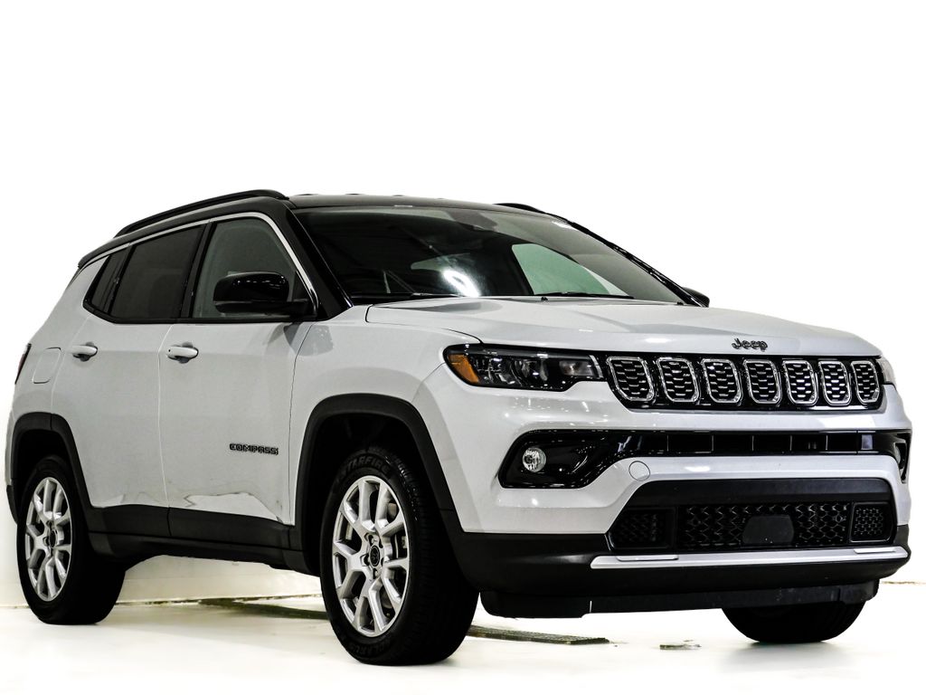 Silver Zynith Metallic Clearcoat 2025 Jeep Compass SUV / Crossover Four-Wheel Drive 8-Speed Automatic