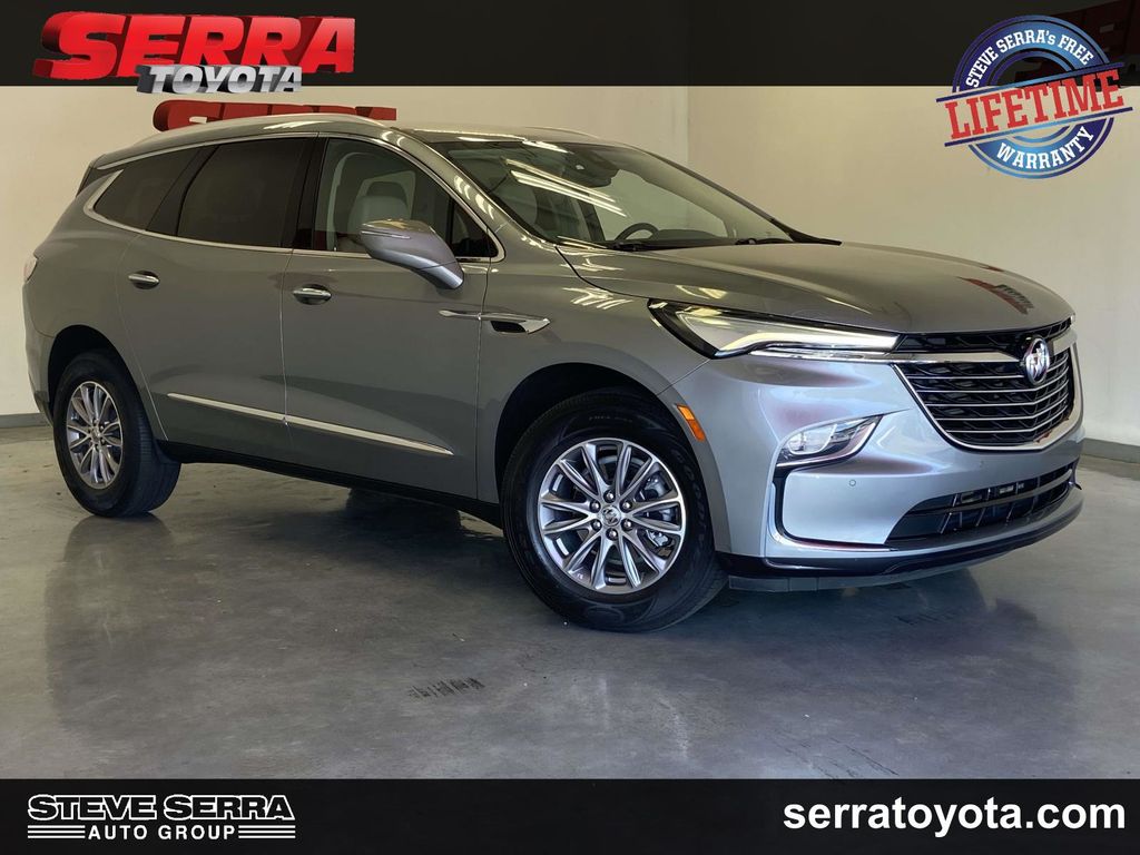 Moonstone Gray Metallic 2023 Buick Enclave Essence FWD SUV / Crossover Front-Wheel Drive 9-Speed Automatic