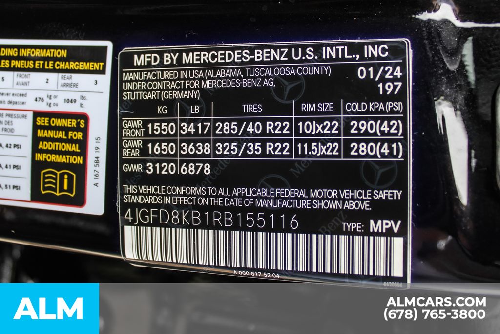 Used 2024 Black Mercedes-Benz GLE 63 S AMG® image 43