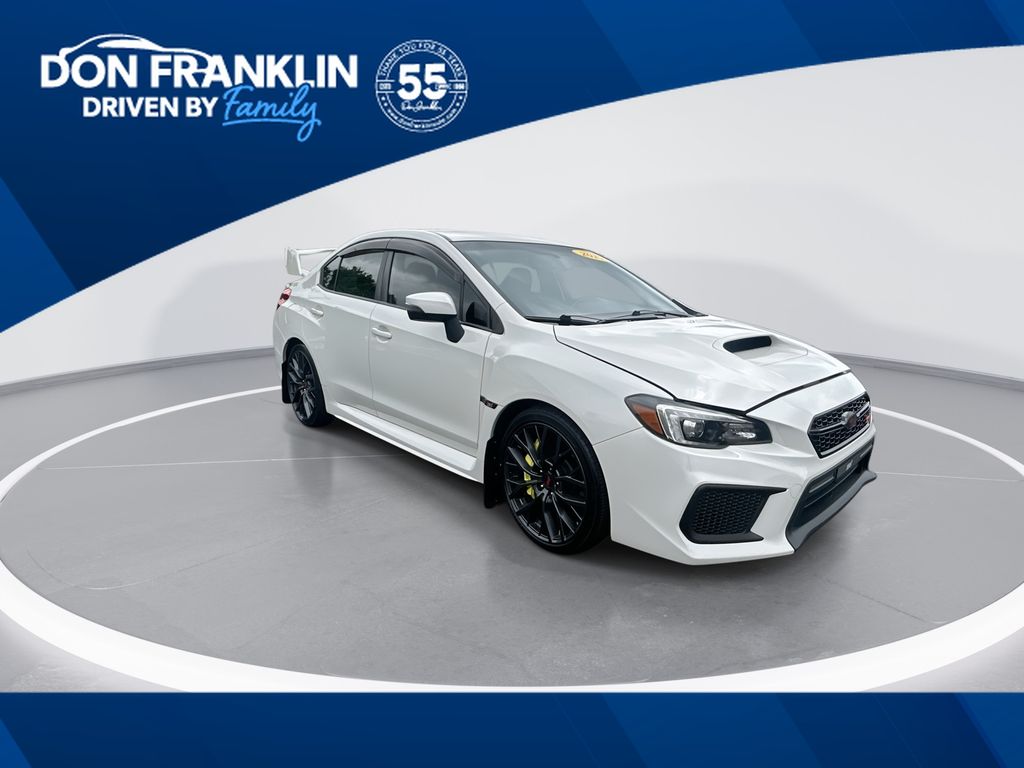 Crystal White Pearl 2019 Subaru WRX STI AWD Sedan All-Wheel Drive 6-Speed Manual