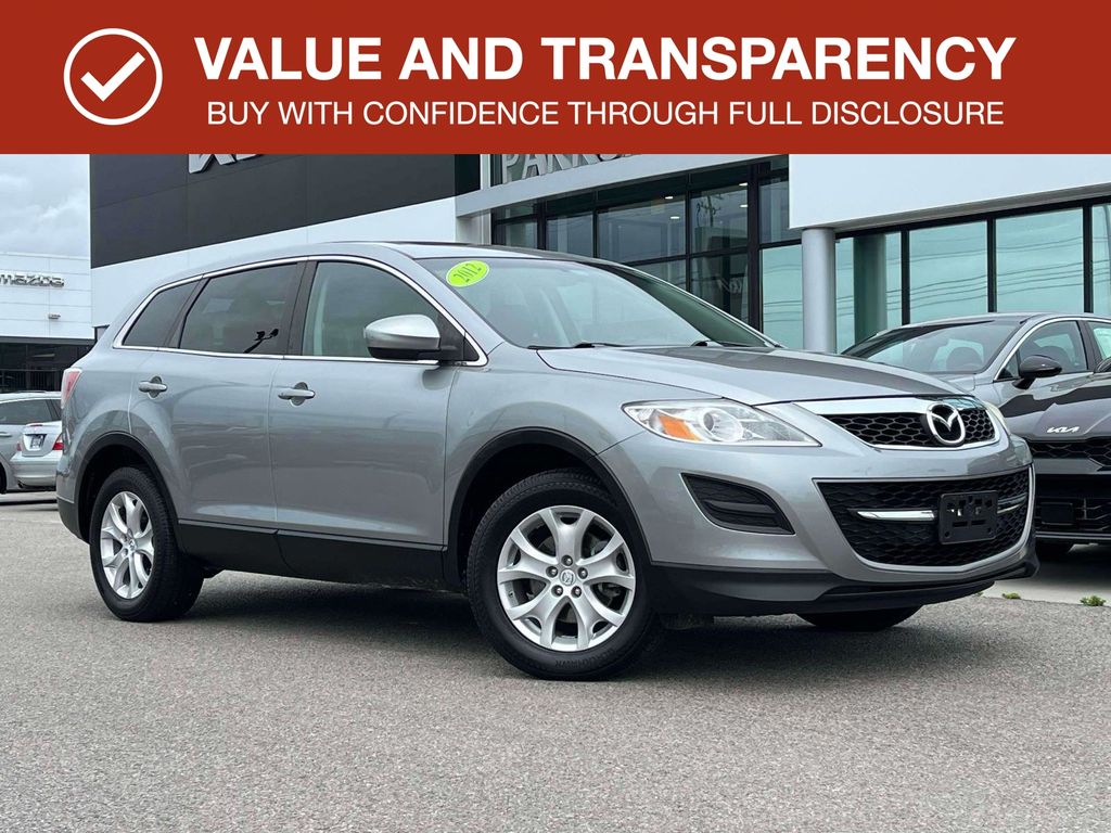 Liquid Silver Metallic 2012 Mazda CX-9 Touring AWD SUV / Crossover All-Wheel Drive 6-Speed Automatic