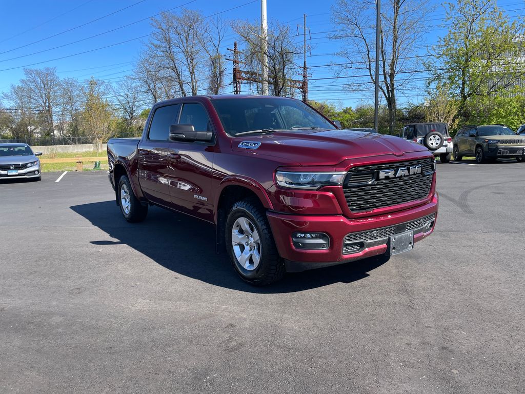 Delmonico Red Pearlcoat 2025 RAM 1500 Big Horn Crew Cab 4WD Pickup Truck Four-Wheel Drive 8-Speed Automatic
