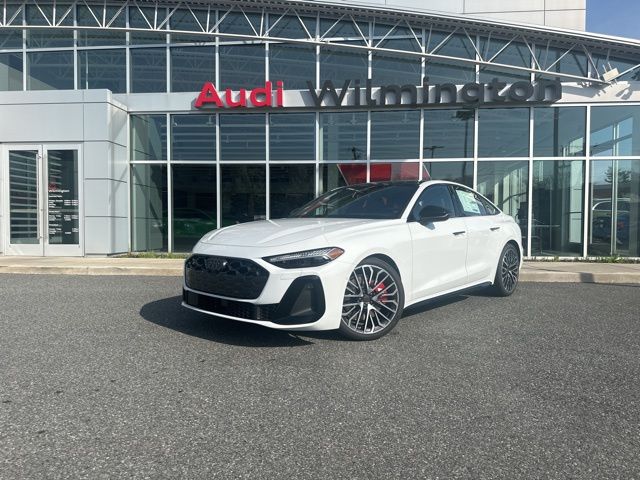 Glacier White Metallic 2026 Audi S5 Sedan All-Wheel Drive 7-Speed Automatic