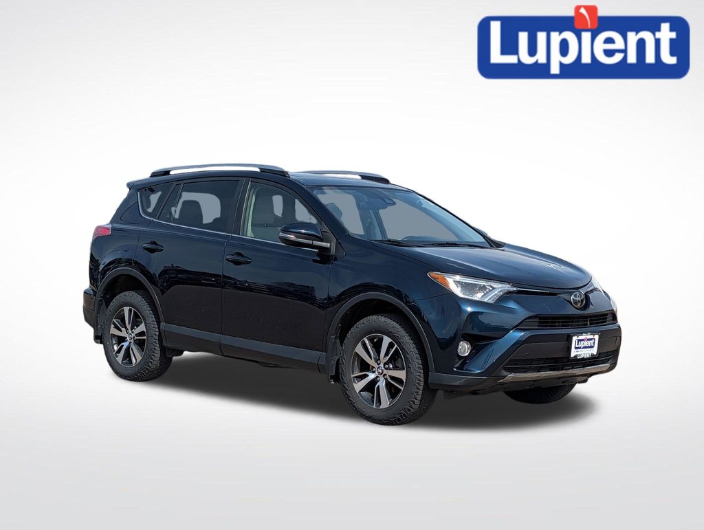 Blue 2017 Toyota RAV4 XLE AWD SUV / Crossover All-Wheel Drive 6-Speed Automatic