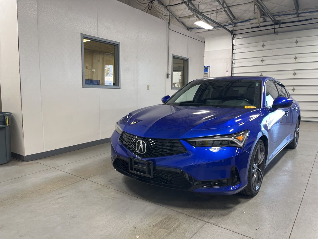 Apex Blue Pearl 2024 Acura Integra FWD with A-SPEC Package Sedan Front-Wheel Drive Continuously Variable Transmission