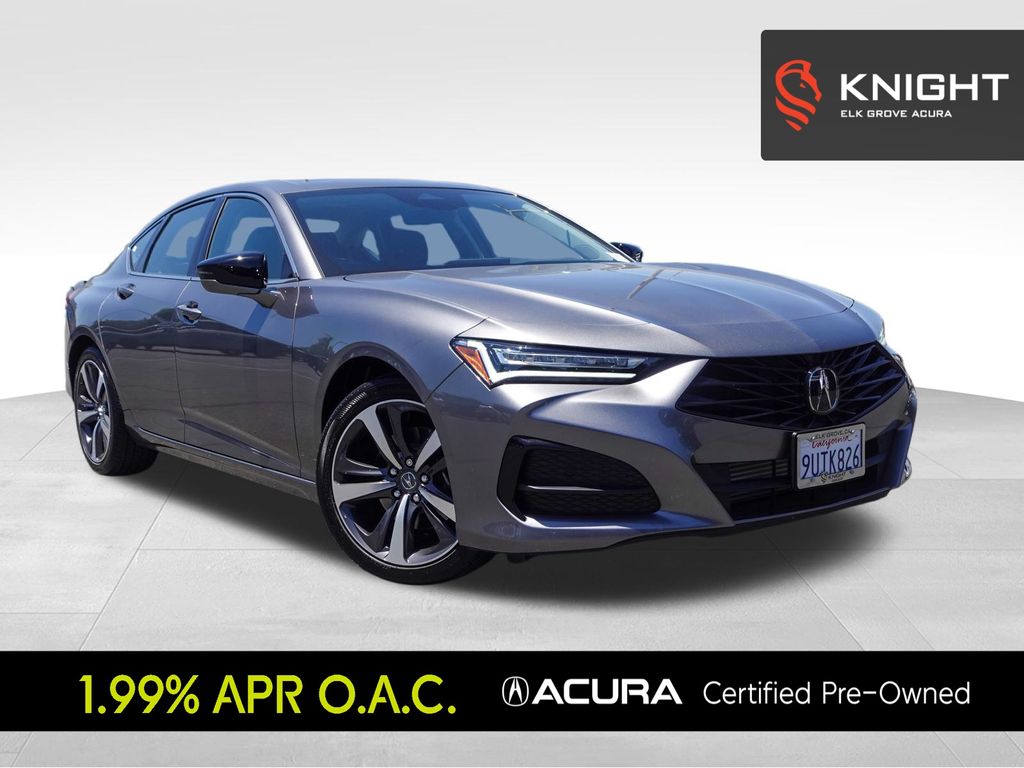 Liquid Carbon Metallic 2025 Acura TLX Sedan Front-Wheel Drive Automatic