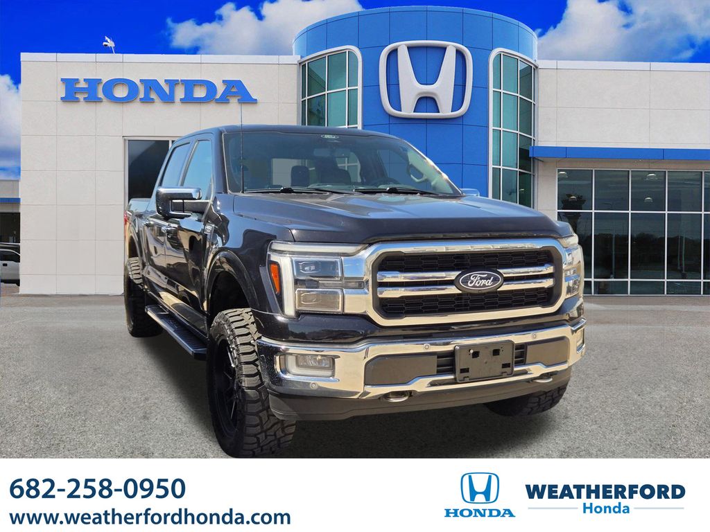 Agate Black Metallic 2024 Ford F-150 Pickup Truck Four-Wheel Drive Automatic