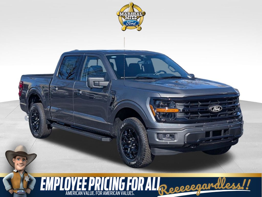 Carbonized Gray Metallic 2026 Ford F-150 XLT SuperCrew 4WD Pickup Truck Four-Wheel Drive Automatic