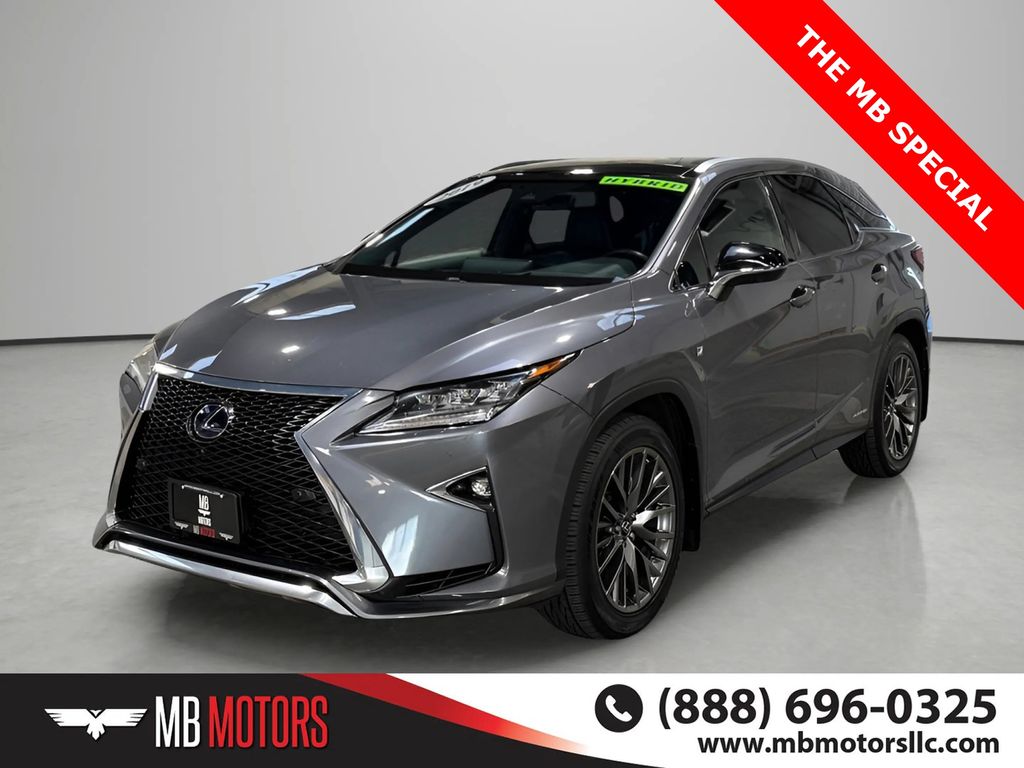Gray Pearl 2019 Lexus RX Hybrid SUV / Crossover All-Wheel Drive Continuously Variable Transmission