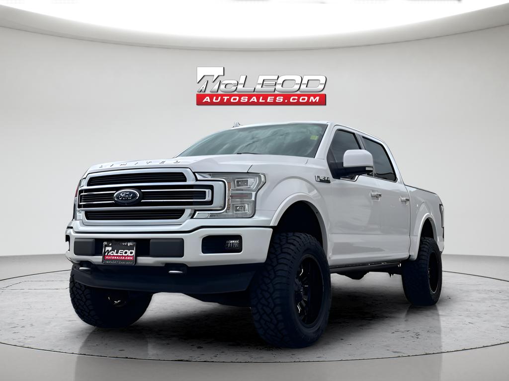 White Platinum Clearcoat Metallic 2019 Ford F-150 Pickup Truck Four-Wheel Drive Automatic