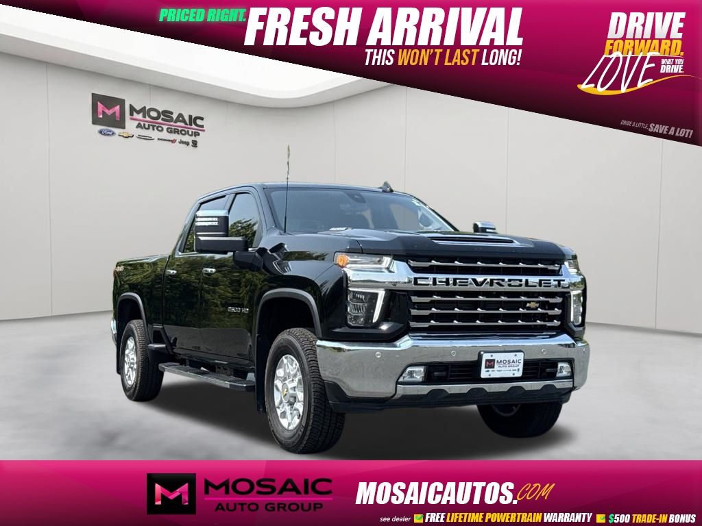 Black 2022 Chevrolet Silverado 2500HD Pickup Truck Four-Wheel Drive Automatic