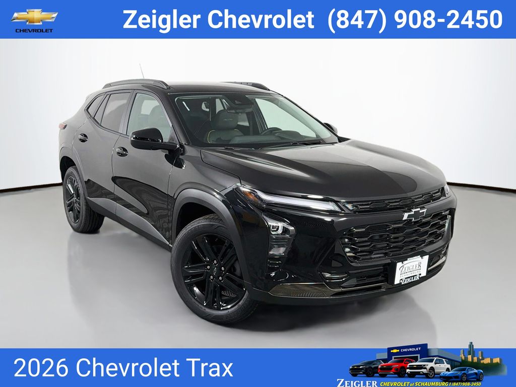 Mosaic Black Metallic 2026 Chevrolet Trax SUV / Crossover Front-Wheel Drive 6-Speed Automatic