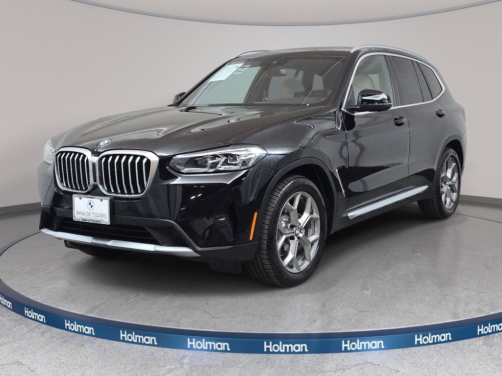 Jet Black 2022 BMW X3 xDrive30i AWD SUV / Crossover All-Wheel Drive 8-Speed Automatic