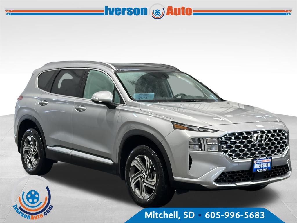 Shimmering Silver Pearl 2023 Hyundai Santa Fe SEL AWD SUV / Crossover All-Wheel Drive 8-Speed Automatic