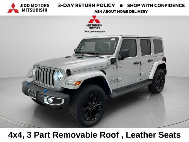 Silver 2023 Jeep Wrangler 4xe SUV / Crossover Four-Wheel Drive 8-Speed Automatic