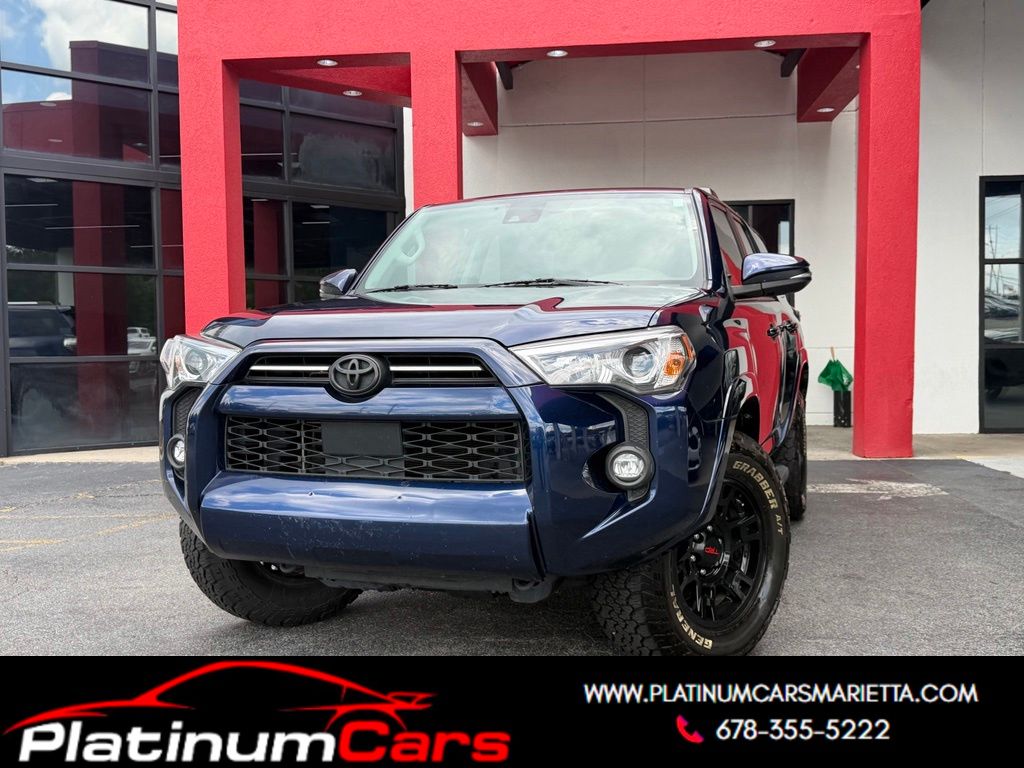 Nautical Blue Metallic 2021 Toyota 4Runner SUV / Crossover 4X2 5-Speed Automatic Overdrive