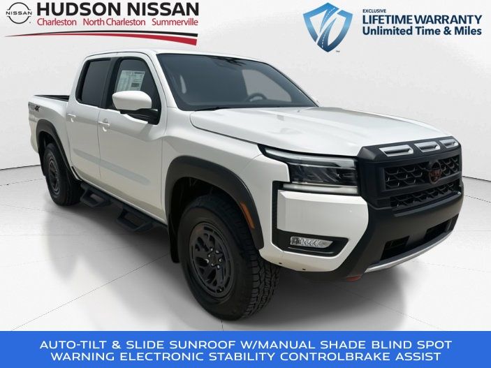 2025 Glacier White Nissan Frontier PRO-4X Truck