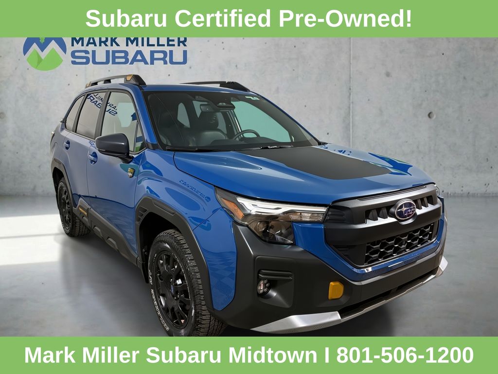 Geyser Blue 2026 Subaru Forester Wilderness Crossover AWD SUV / Crossover All-Wheel Drive Continuously Variable Transmission