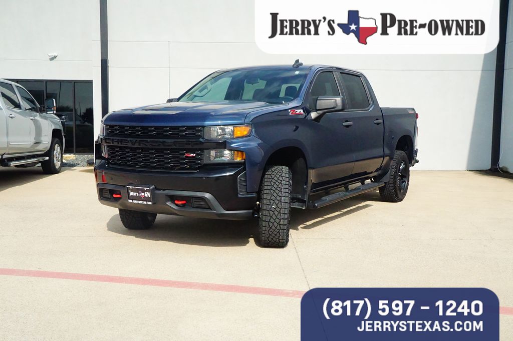 Northsky Blue Metallic 2021 Chevrolet Silverado 1500 Pickup Truck Four-Wheel Drive 6-Speed Automatic Overdrive