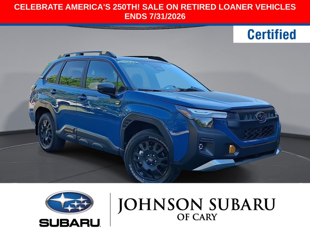 Geyser Blue 2026 Subaru Forester SUV / Crossover All-Wheel Drive Continuously Variable Transmission
