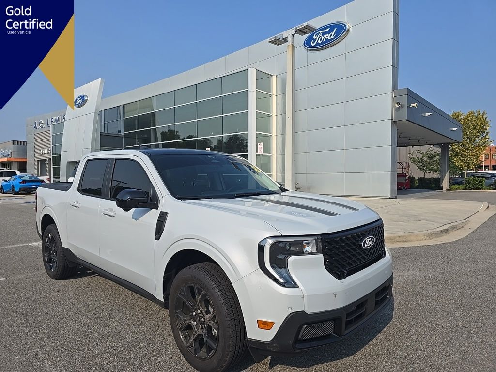 White Metallic 2026 Ford Maverick Pickup Truck All-Wheel Drive Continuously Variable Transmission