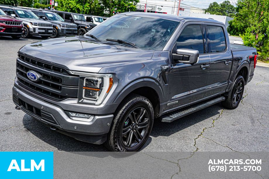 Used 2021 Gray Ford Lariat image 15