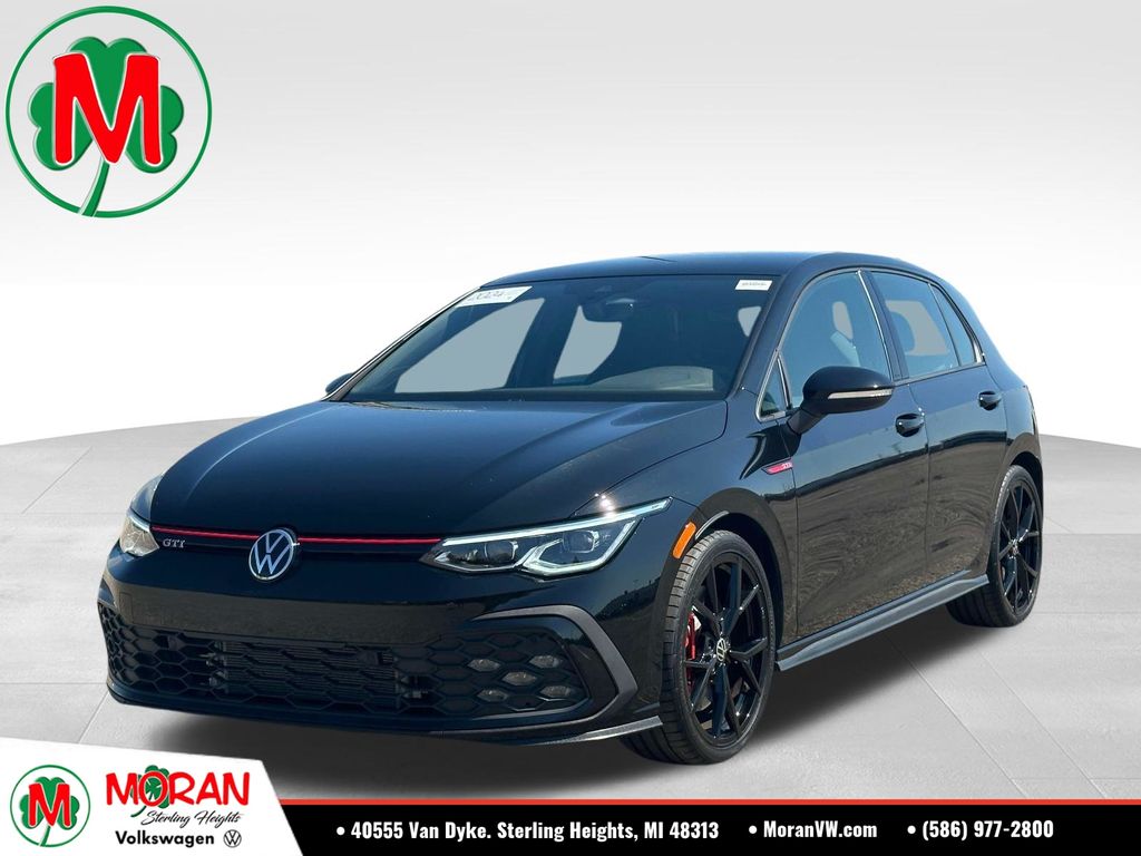 Black Metallic 2024 Volkswagen Golf GTI Hatchback Front-Wheel Drive 6-Speed Manual