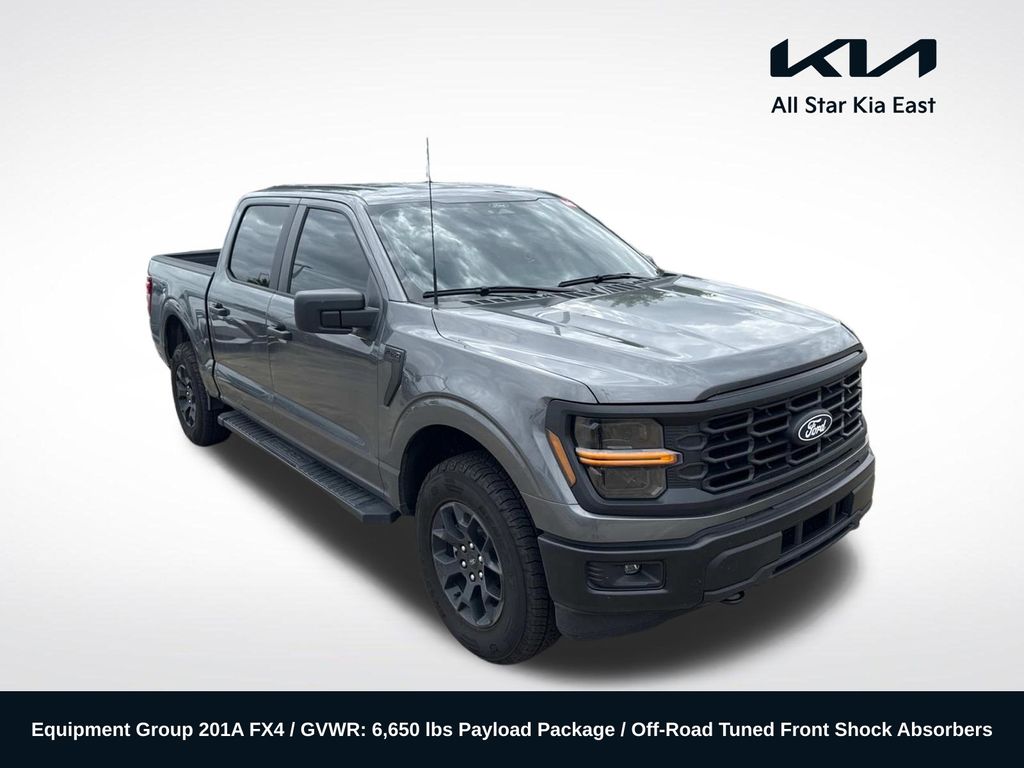 Gray Metallic 2025 Ford F-150 Pickup Truck Four-Wheel Drive Automatic