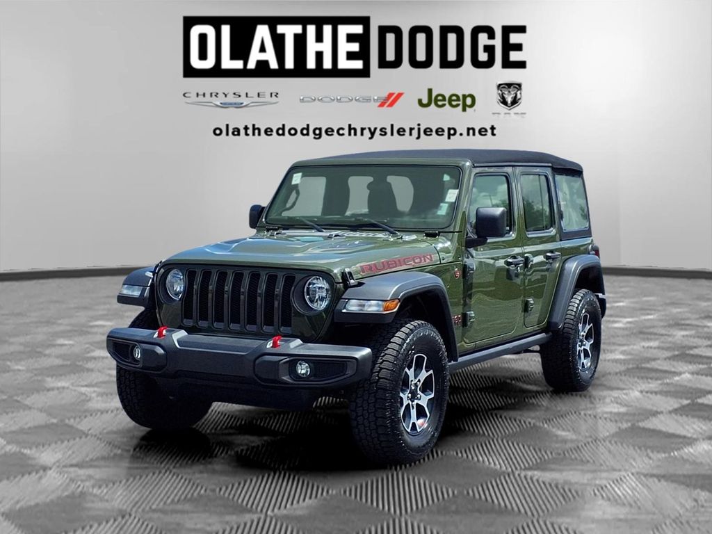 Sarge Green Clearcoat 2021 Jeep Wrangler SUV / Crossover Four-Wheel Drive 6-Speed Manual