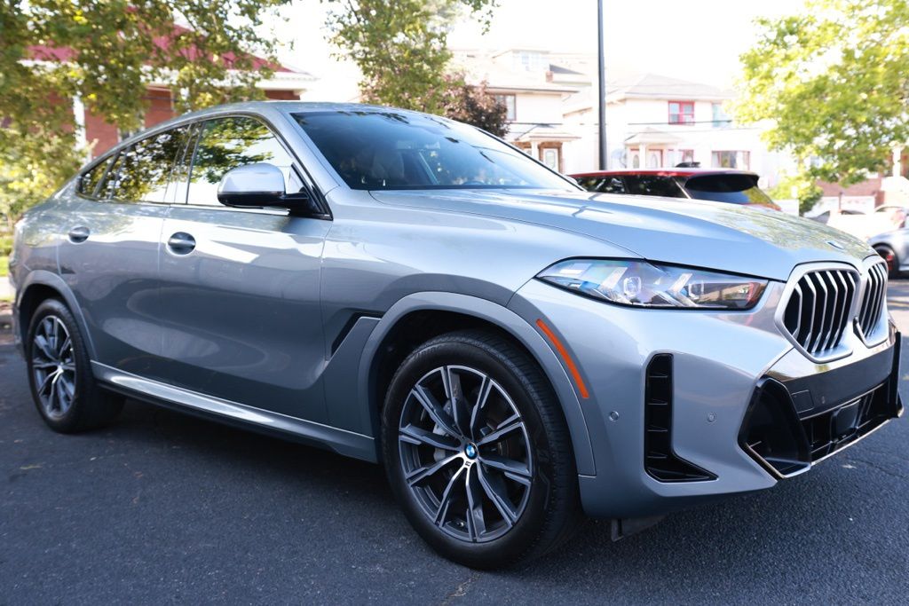 Gray (Skyscraper Grey Metallic) 2025 BMW X6 SUV / Crossover All-Wheel Drive 8-Speed Automatic