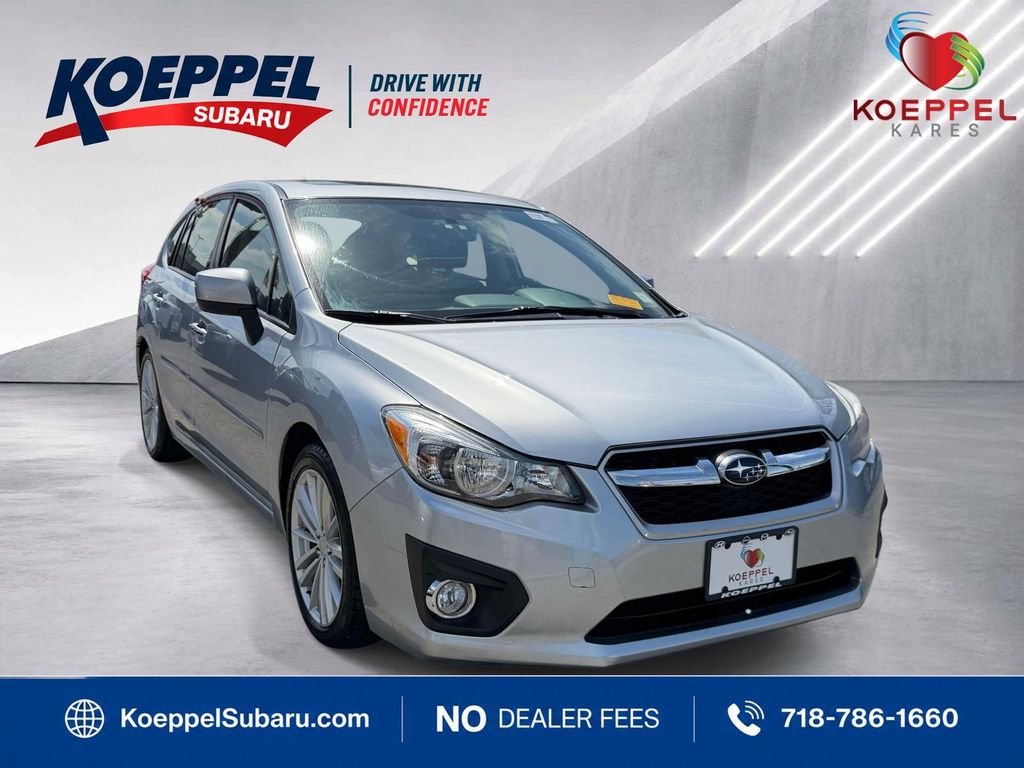 Ice Silver Metallic 2013 Subaru Impreza Hatchback All-Wheel Drive Continuously Variable Transmission