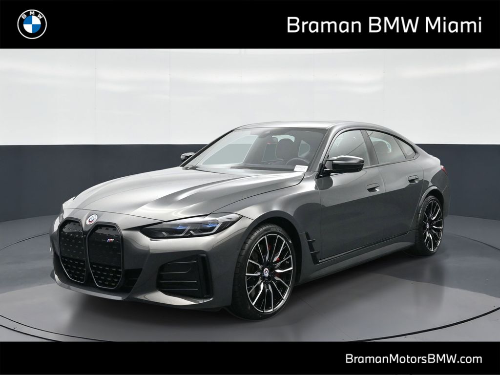 Individual Dravit Gray Metallic 2023 BMW i4 M50 Gran Coupe AWD Sedan All-Wheel Drive Automatic