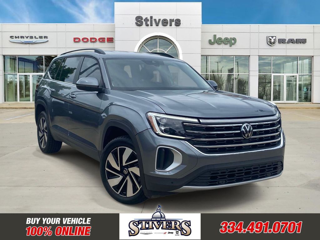 Platinum Gray Metallic 2024 Volkswagen Atlas SUV / Crossover All-Wheel Drive 8-Speed Automatic