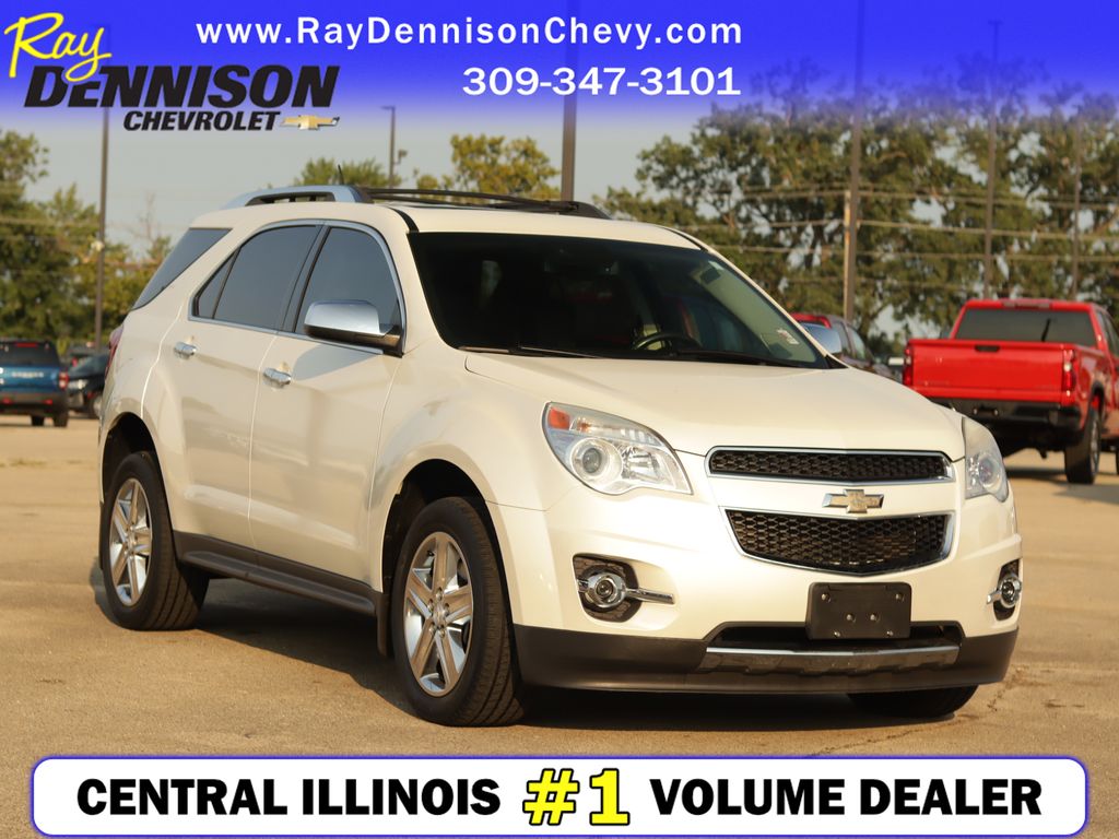 White Diamond Clearcoat 2014 Chevrolet Equinox SUV / Crossover Front-Wheel Drive 6-Speed Automatic Overdrive