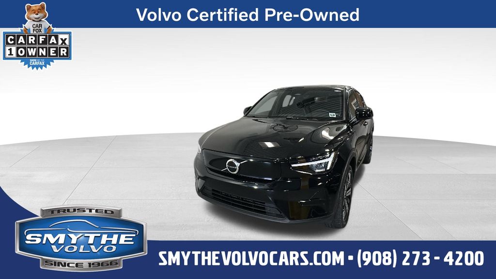 Black / Stone 2023 Volvo C40 Recharge SUV / Crossover All-Wheel Drive 1-Speed Automatic