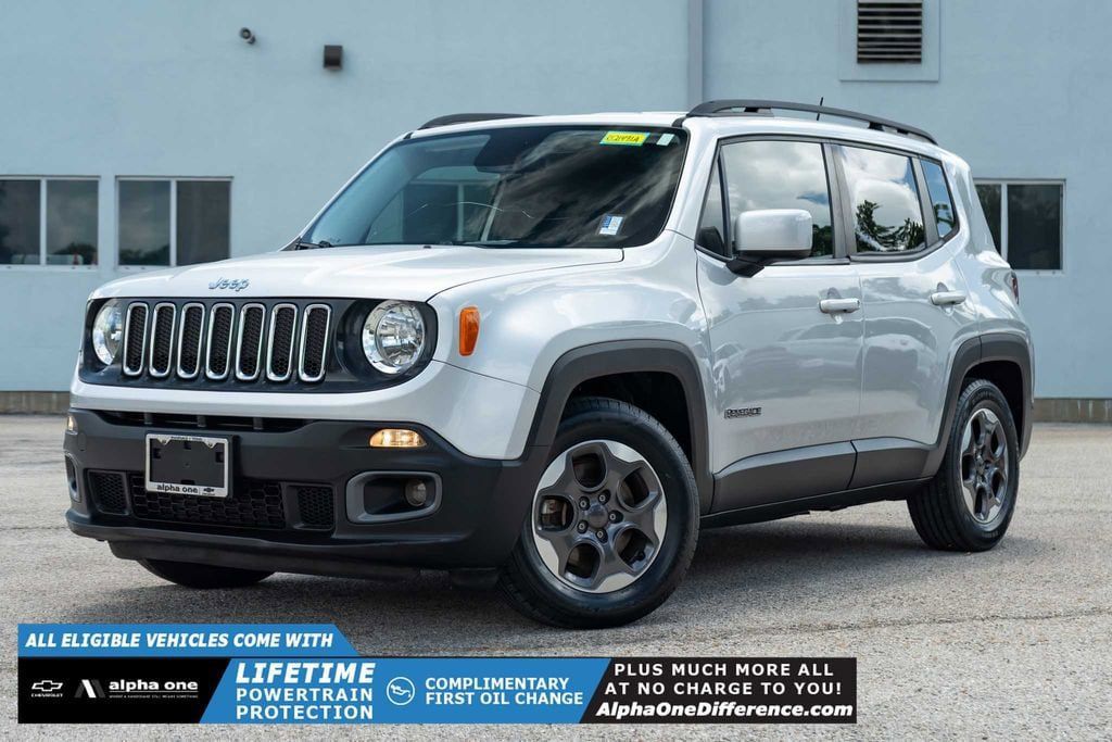 Glacier Metallic 2015 Jeep Renegade SUV / Crossover Front-Wheel Drive 6-Speed Manual